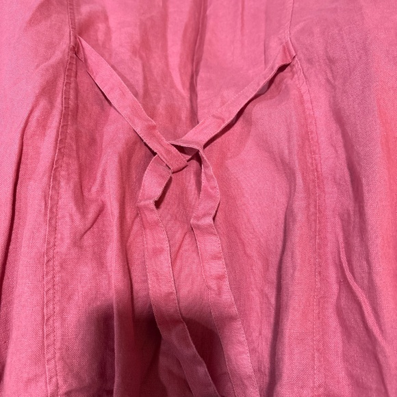 J Jill beautiful linen blazer can be worn as mini dress - Picture 7 of 7